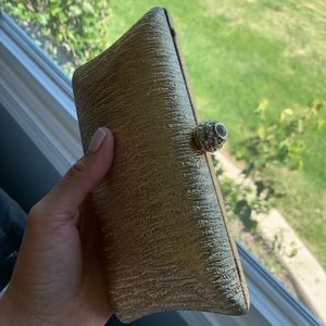 Gold clutch